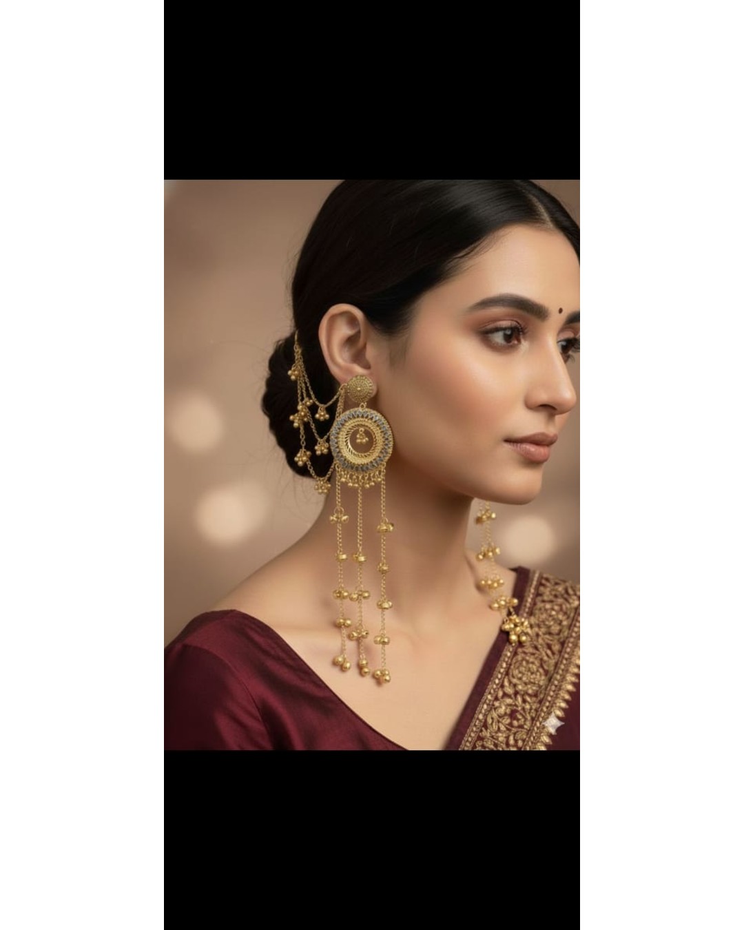 Contemporary Jhumkas Earrings (pack of 1)