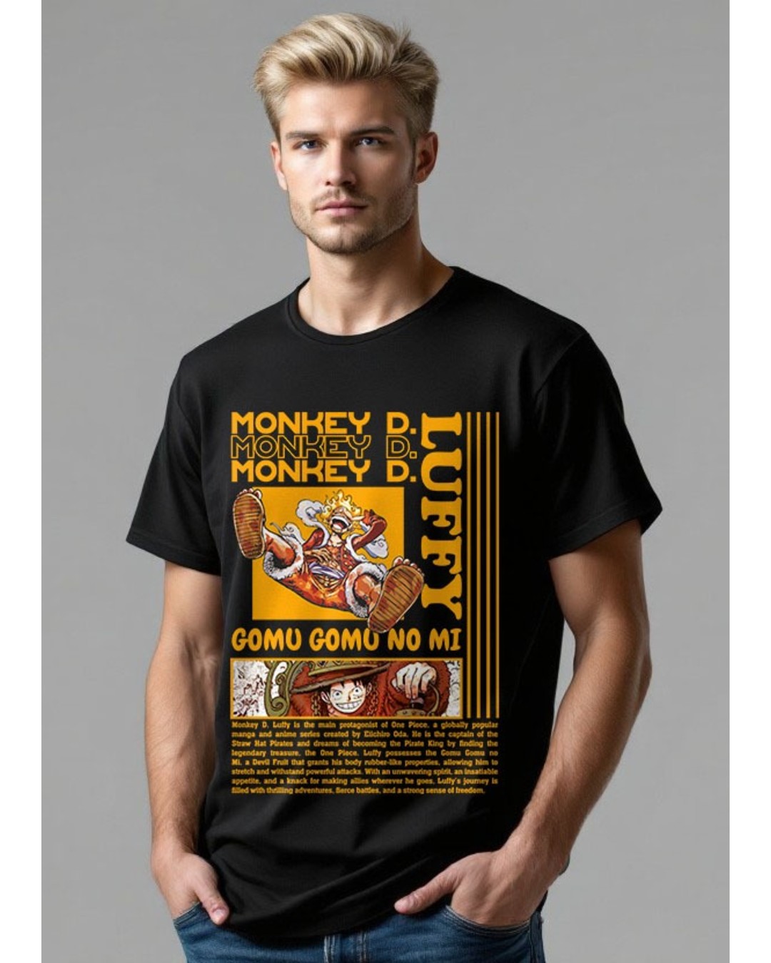 Men’s Graphic Printed T-Shirt – Wing Logo Design Tee( pack of 1)