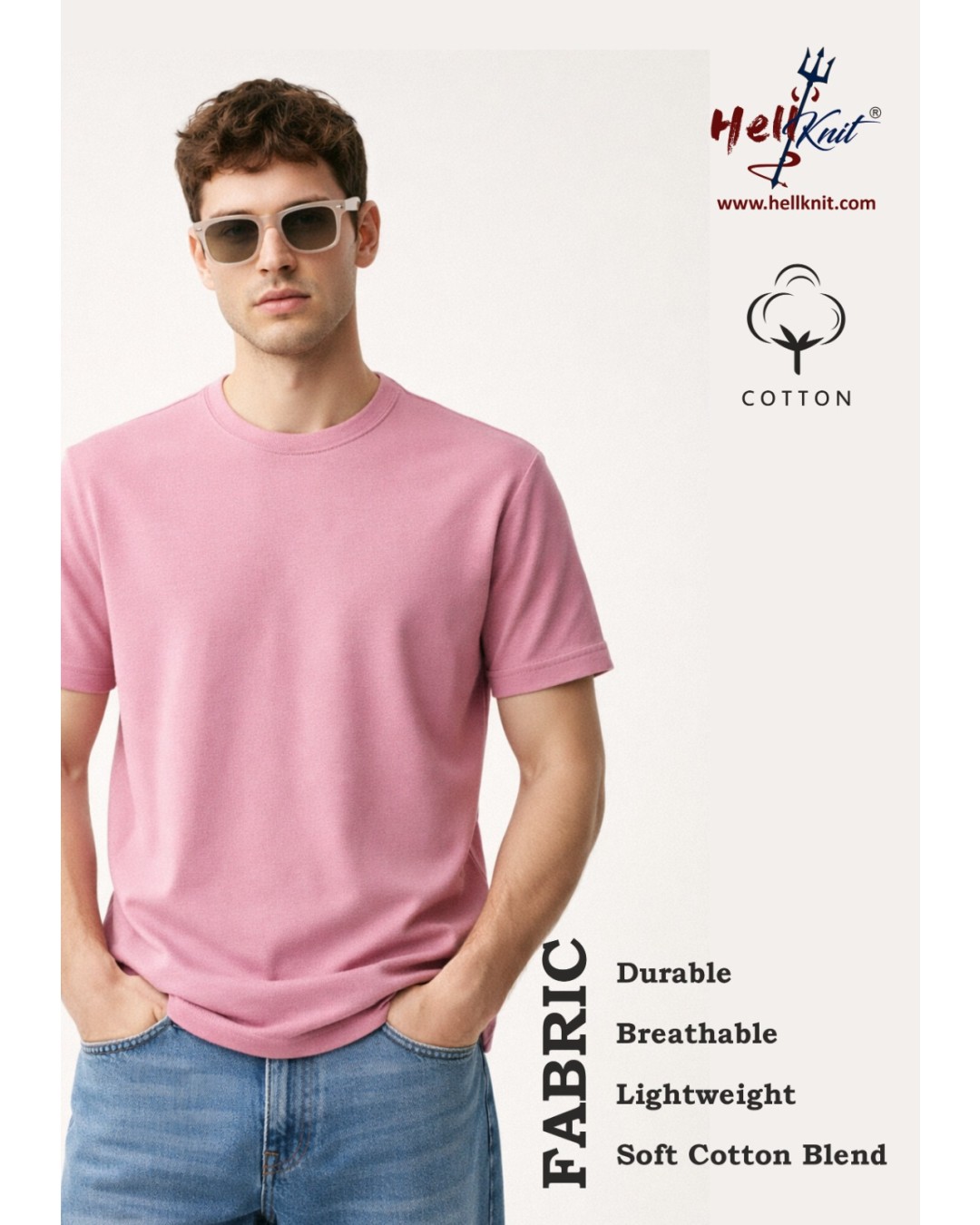Men’s Oversized T-Shirt – Solid Casual Streetwear Tee (pack of 1)