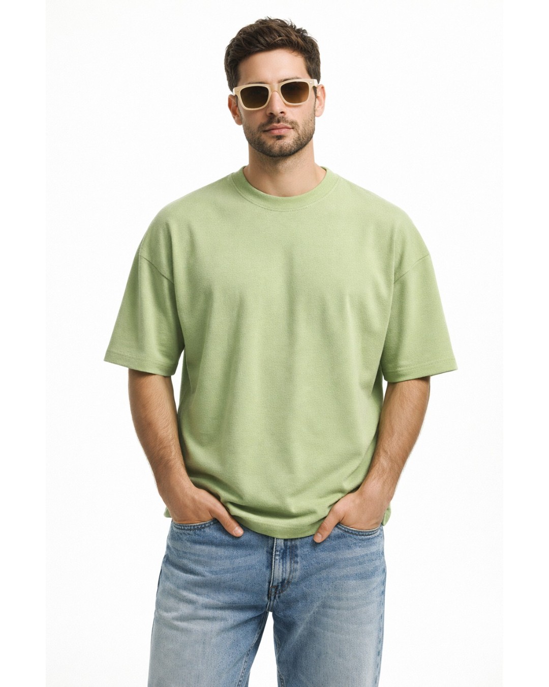 HK-OS-PLAIN-MEN-Green-XXL-1