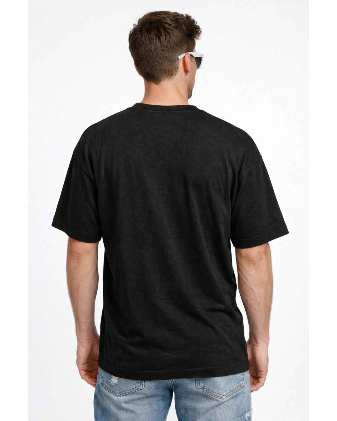 Men’s “Balance” Printed T-Shirt – Minimal Typography Oversized Tee (pack of 1)