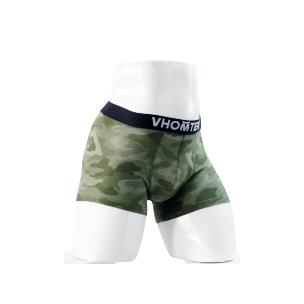 Vhomten Men's Printed Multicolour Underwear / Trunks (Pack of 3)